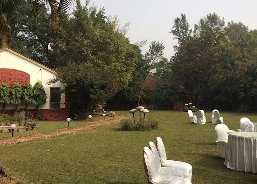 West Bengal Sriniketan Lawn view