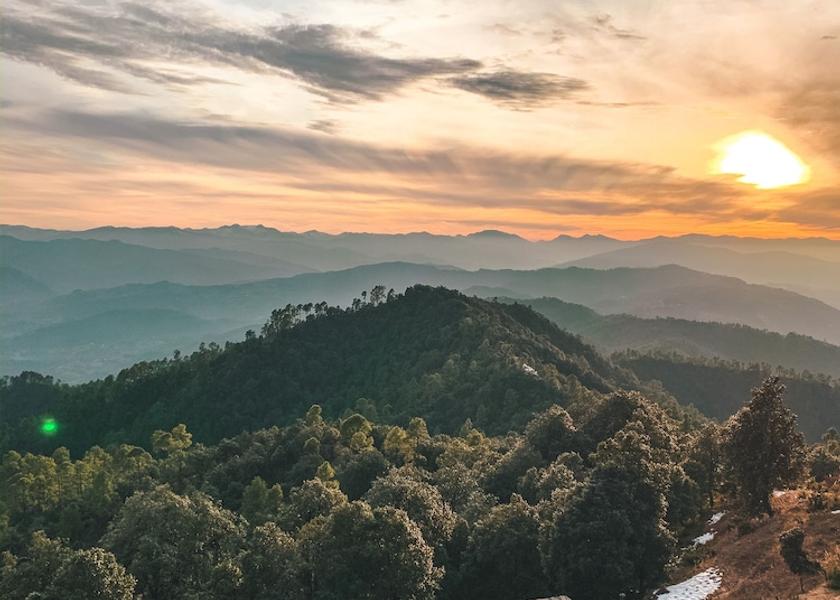 Uttarakhand Binsar View from property