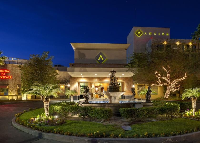 Baja California Mexicali Front of property - evening/night