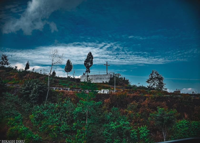 West Bengal Kalimpong Aerial view