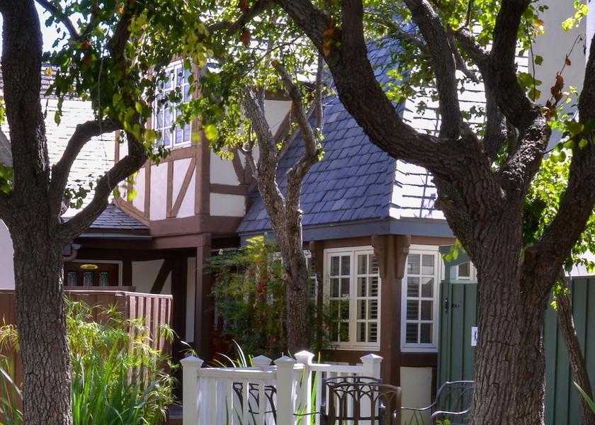 California Solvang Garden view