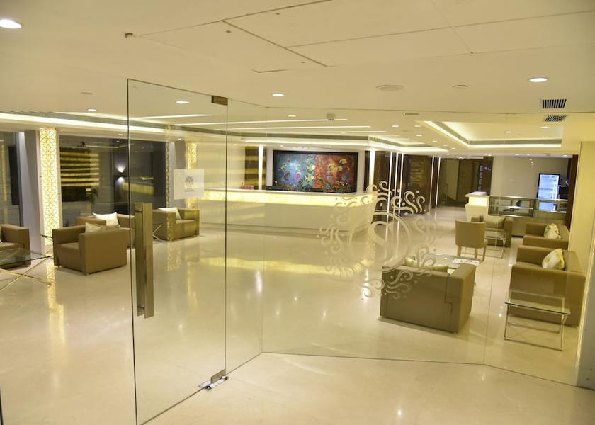 Interior entrance