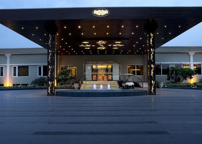 Haryana Gurugram Front of property - evening/night
