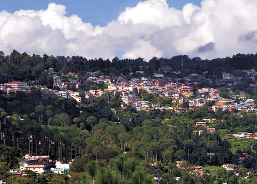 Uttarakhand Ranikhet View from hotel