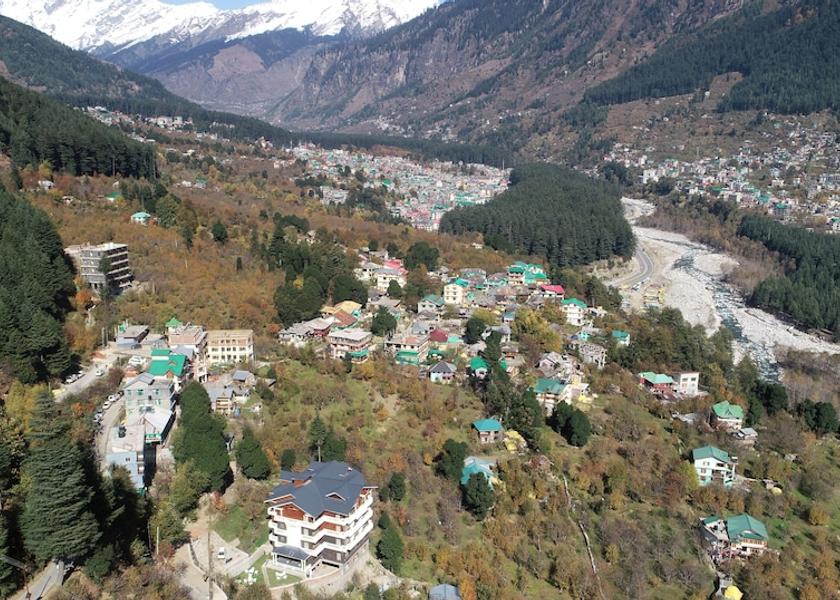 Himachal Pradesh Manali Hotel View