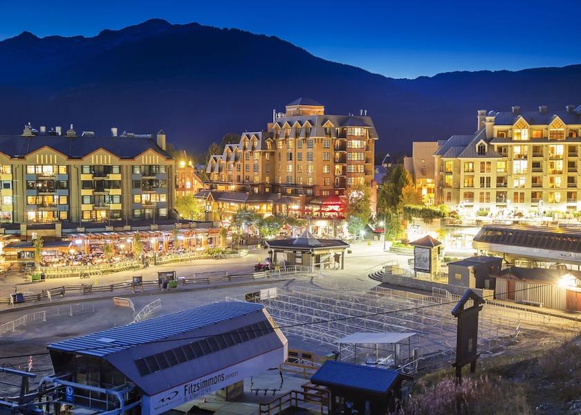British Columbia Whistler Aerial View