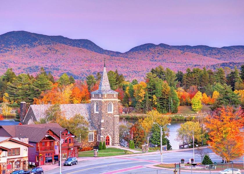 New York Lake Placid Lake