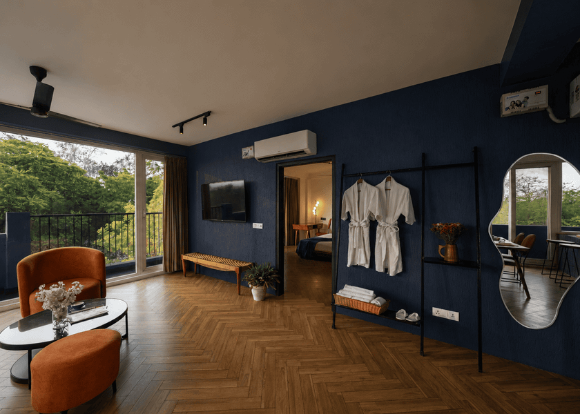 Delhi Delhi Penthouse Apartment With Forest View