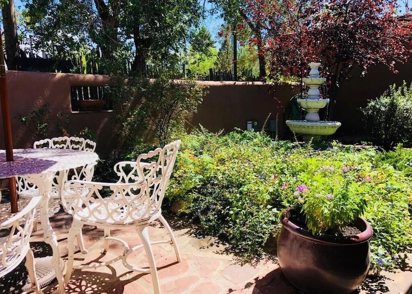 New Mexico Santa Fe Courtyard