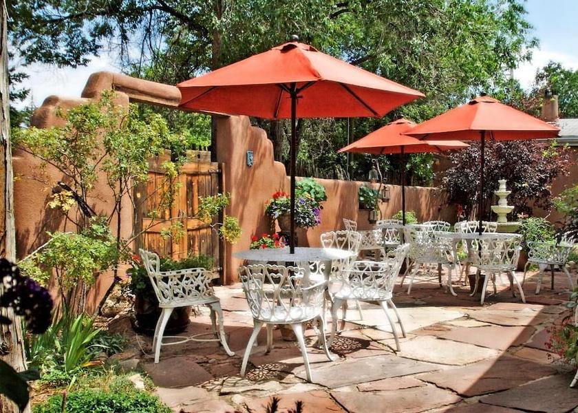 New Mexico Santa Fe Courtyard