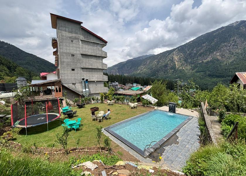 Himachal Pradesh Manali Aerial View