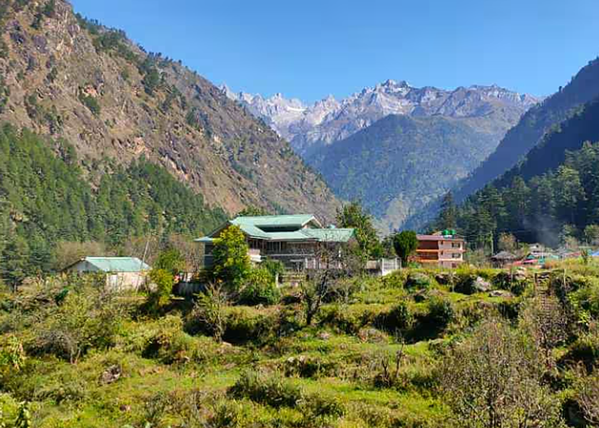 Himachal Pradesh Kasol Hotel View