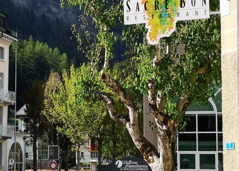 Valais Leukerbad Exterior Detail