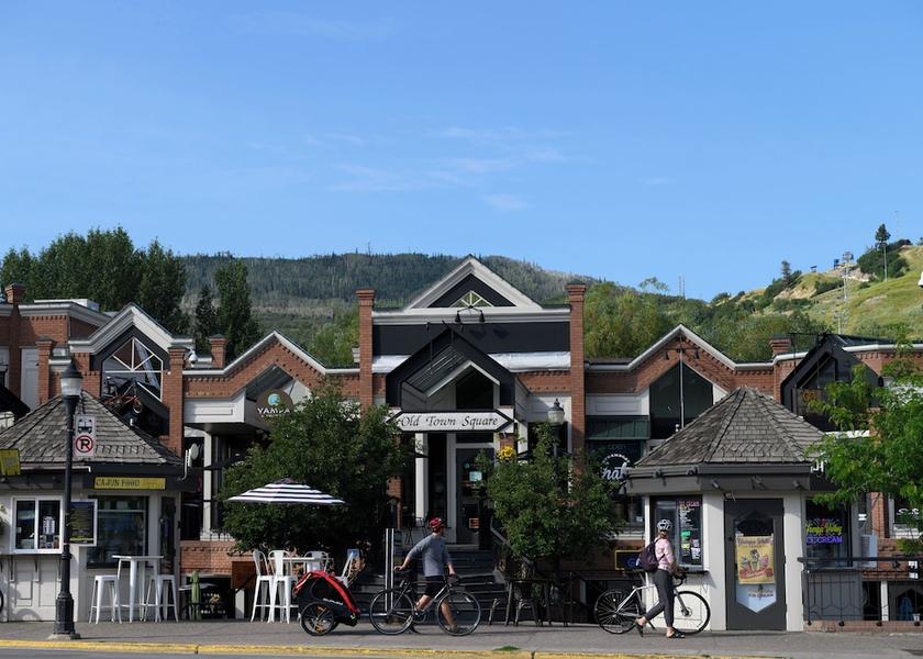 Colorado Steamboat Springs Shopping Arcade