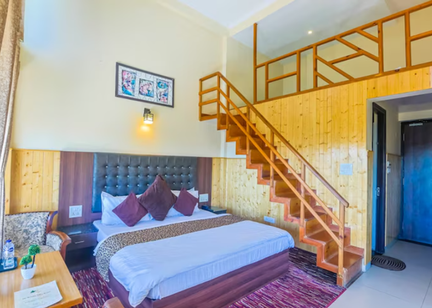 Uttarakhand Mukteshwar Premium Duplex Family Room with Mountain & Valley View