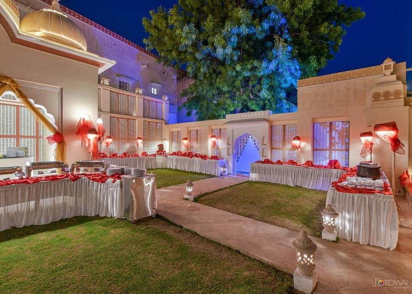 Rajasthan Mandawa Outdoor banquet area
