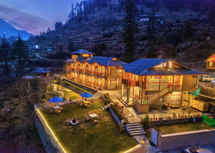 Himachal Pradesh Jibhi Hotel View