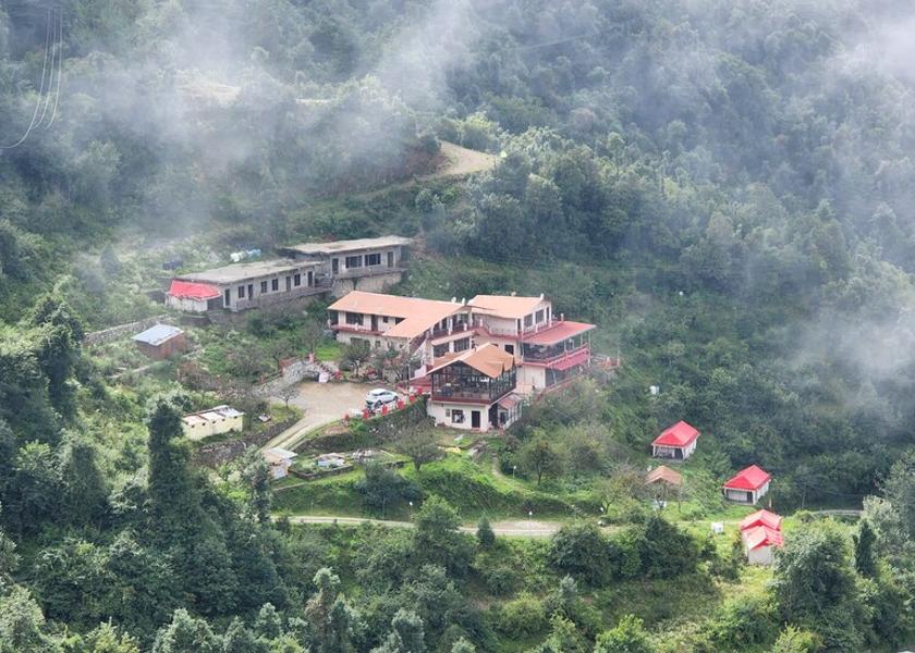 Uttarakhand Dhanaulti Hotel View