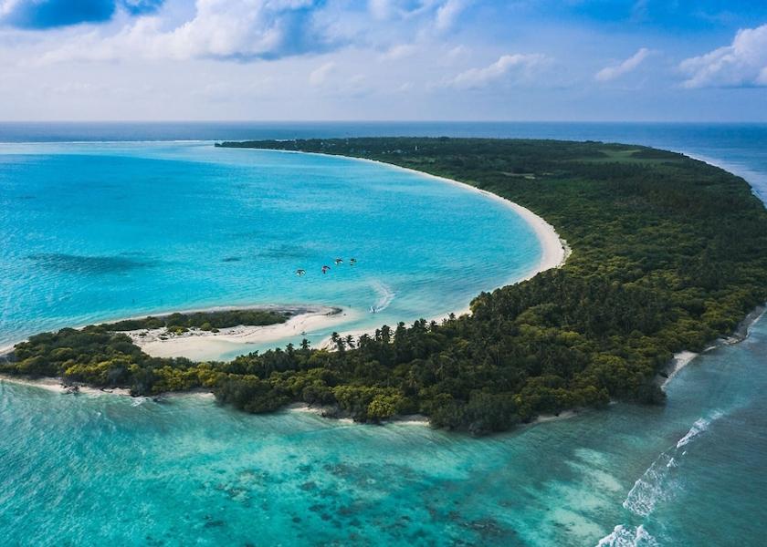 Haa Alifu Atoll Kelaa Aerial View