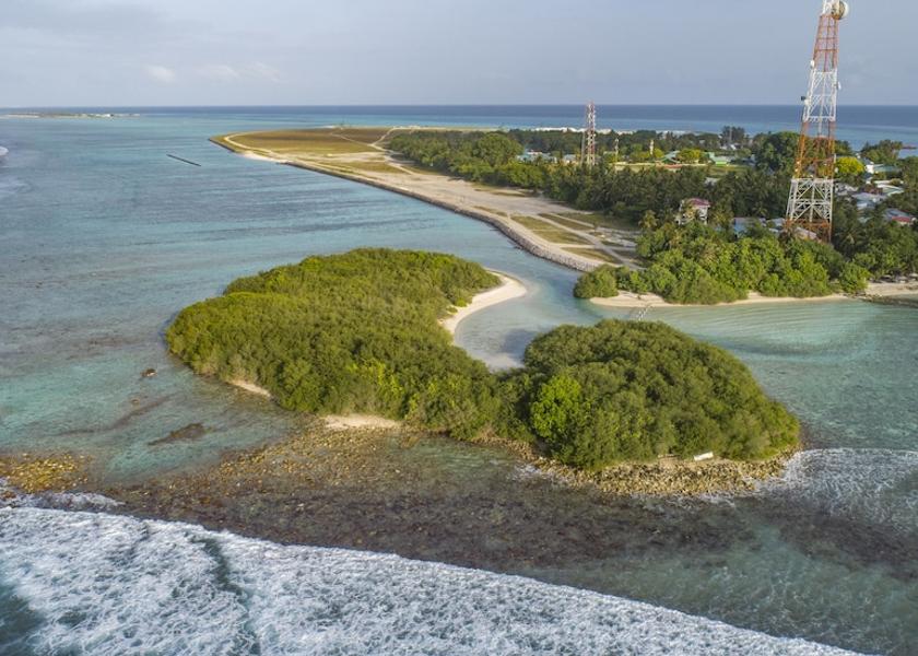 Kaafu Atoll Thulusdhoo Island View from Property