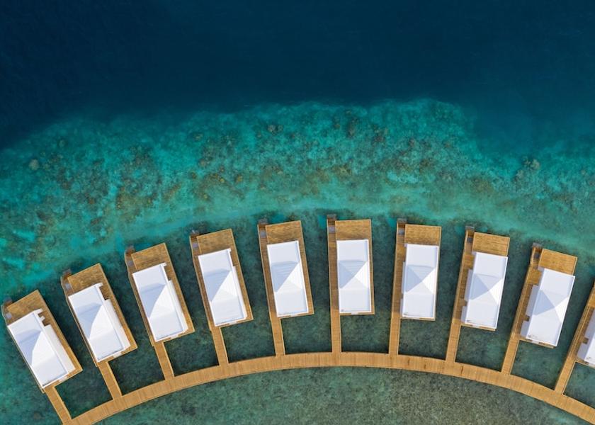 North Ari Atoll Bathala Island Aerial View