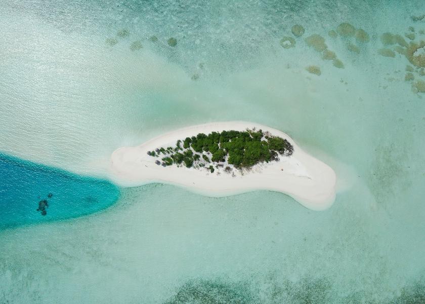 North Ari Atoll Rasdhoo Aerial view