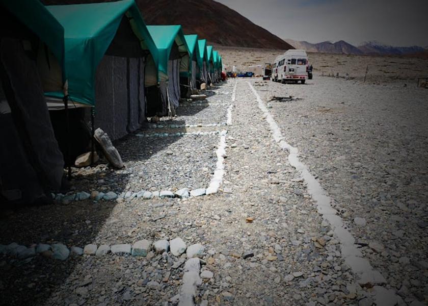 Ladakh Pangong Exterior Detail