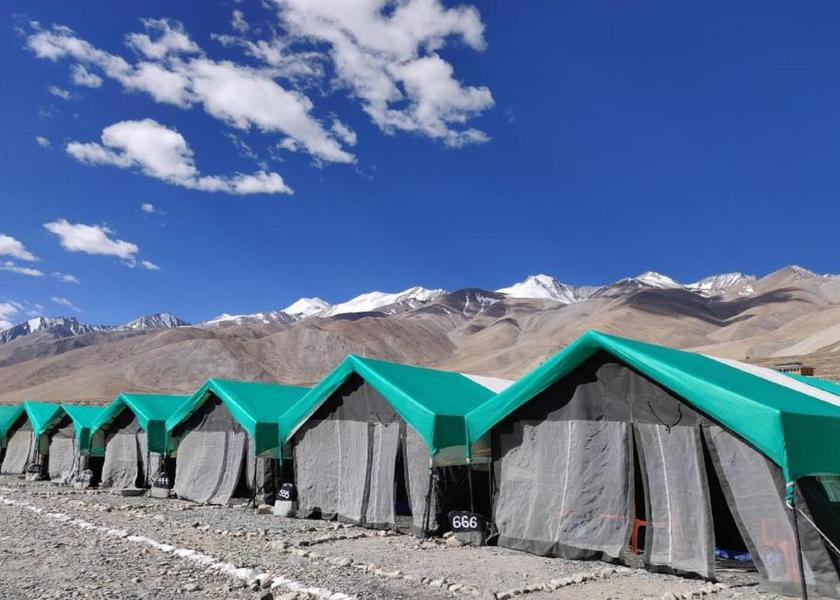 Ladakh Pangong Hotel Exterior