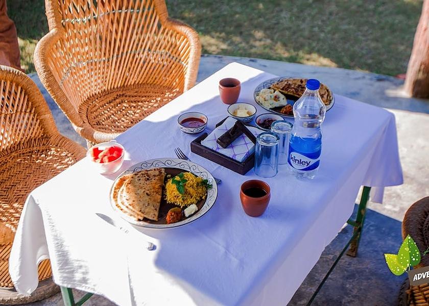 Uttarakhand Rishikesh Breakfast buffet