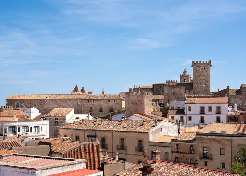 Extremadura Cáceres City view from property
