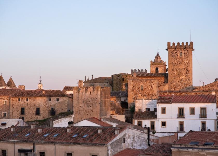 Extremadura Cáceres City view from property