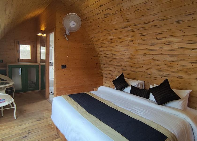 Himachal Pradesh Bhuira Wooden Pod Bathroom