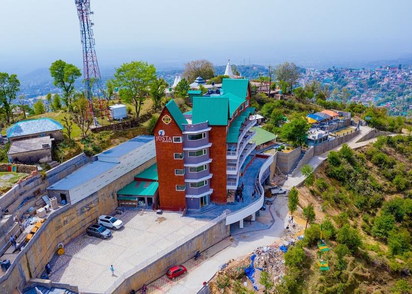 Himachal Pradesh Dharamshala Aerial view