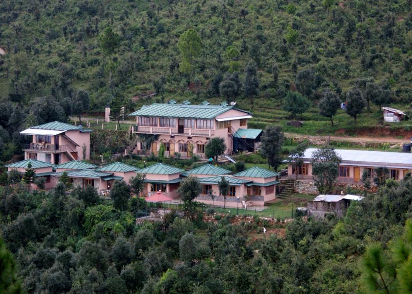 Uttarakhand Chaukori Hotel View
