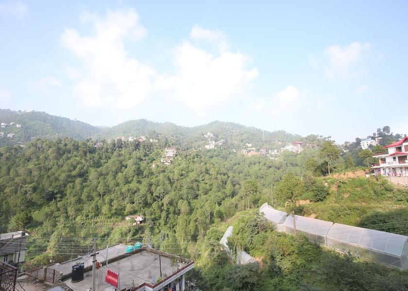 Himachal Pradesh Dagshai Land View from Property