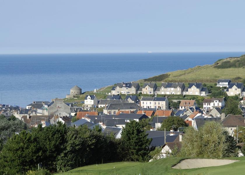 Normandy Port-en-Bessin-Huppain Aerial View