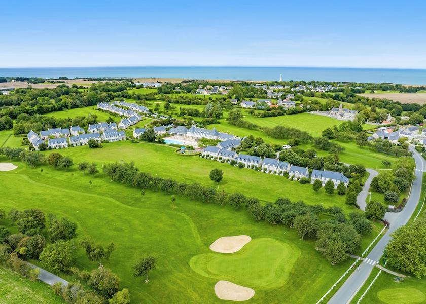 Normandy Port-en-Bessin-Huppain Aerial view