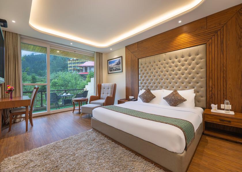 Himachal Pradesh Manali Premium Room ( With Balcony and Complimentary Centralised heating during winters)