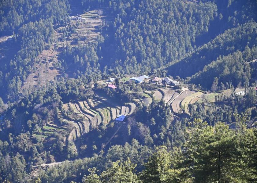 Himachal Pradesh Mashobra Hotel View