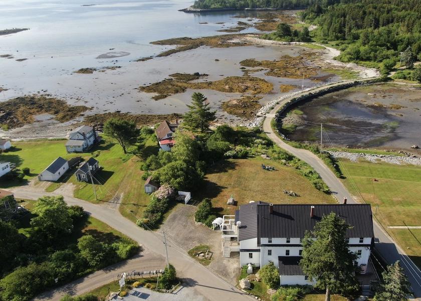 Maine Spruce Head Aerial View