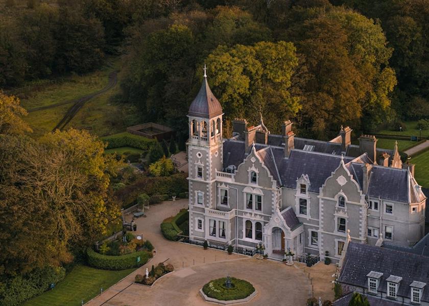 County Kildare Naas Aerial view