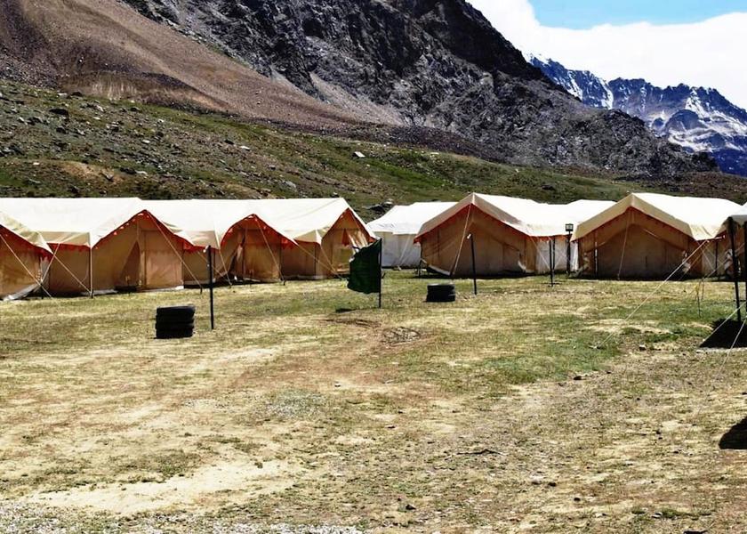 Himachal Pradesh Sarchu Hotel View