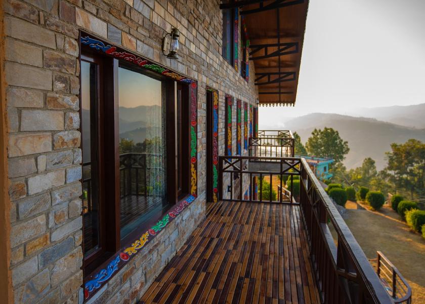 Uttarakhand Almora Hotel View