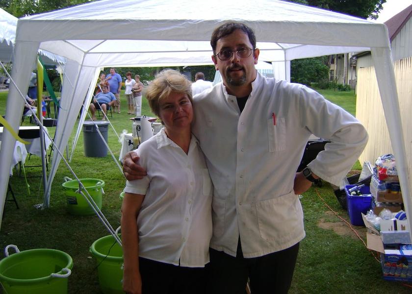 Pennsylvania Girard Outdoor Wedding Area