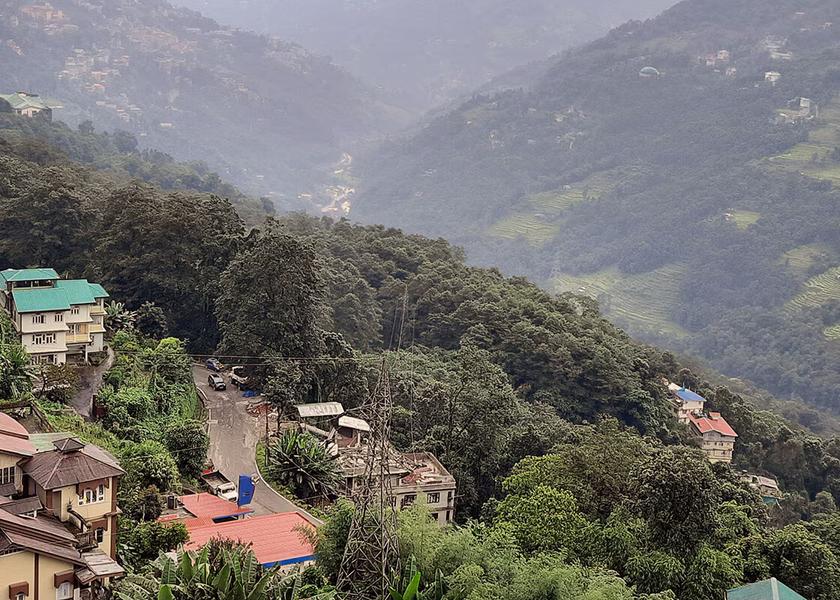 Sikkim Gangtok Hotel View