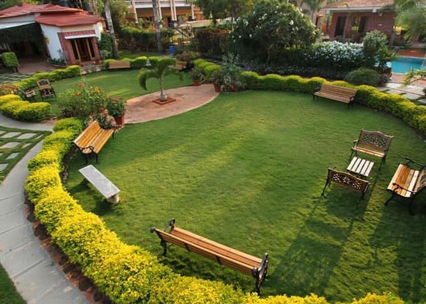 Telangana Hyderabad garden view