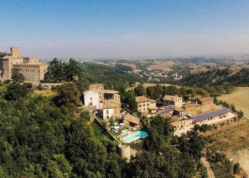 Emilia-Romagna Salsomaggiore Terme Aerial View