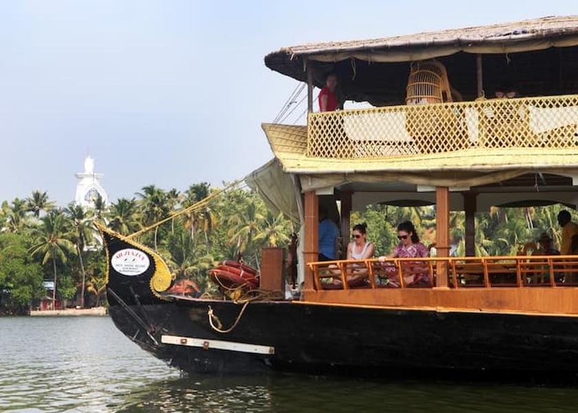 Kerala Kollam Boat view 2