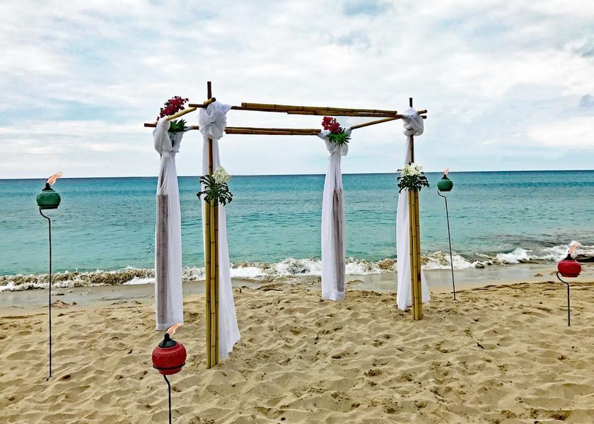 St. Croix Island Frederiksted Outdoor wedding area