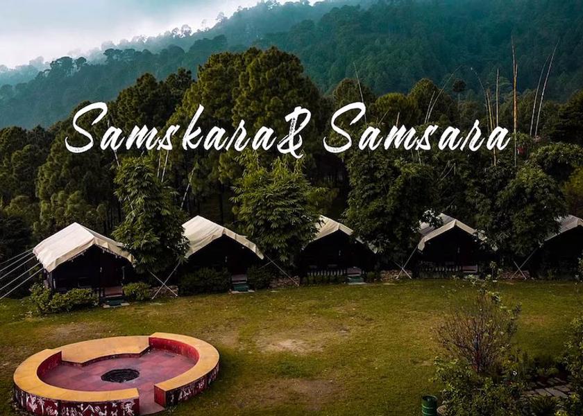Uttarakhand Lansdowne Aerial View